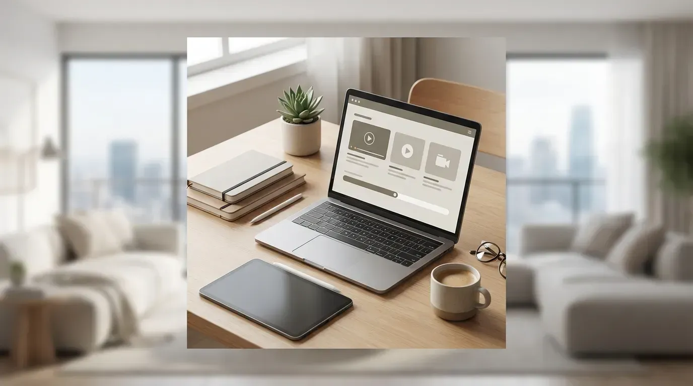 Online kurslarla hobiden para kazanmak için dizüstü bilgisayar ve not defteri