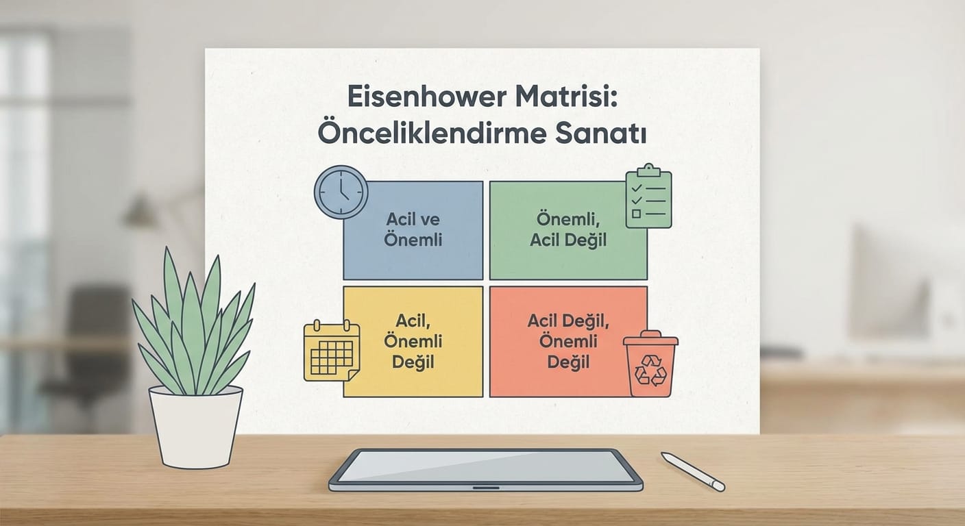 Zaman Yönetimi ile Hayatınızı Düzene Sokun: Eisenhower Matrisi ile Önceliklendirme Sanatı