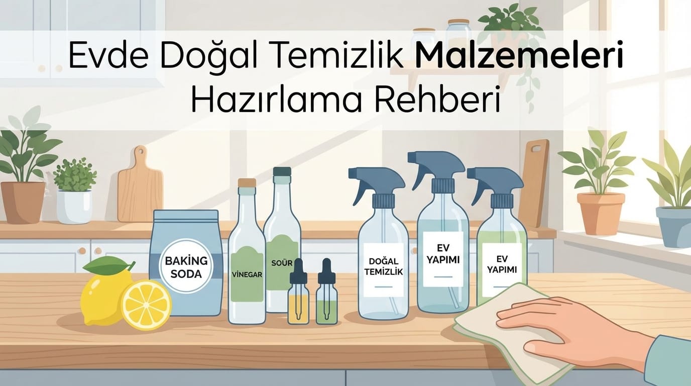 Doğal Temizlikle Evinizi Pırıl Pırıl Yapmanın Yolları