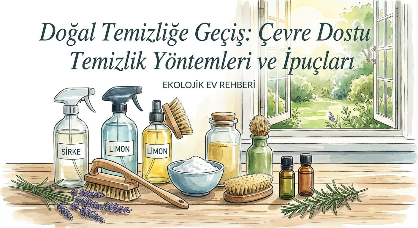 Doğal Temizliğe Geçiş: Çevre Dostu Temizlik Yöntemleri ve İpuçları