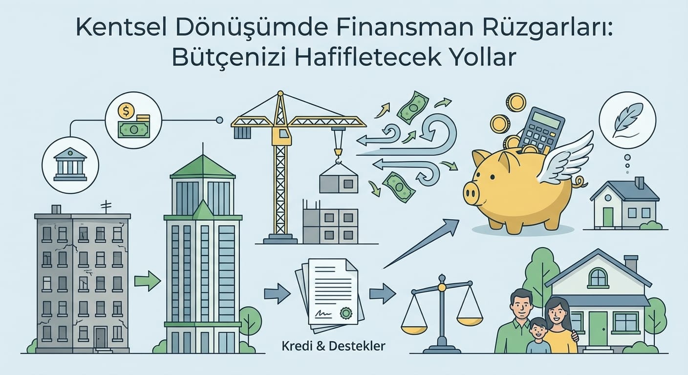 Kentsel Dönüşümde Finansman Rüzgarları: Bütçenizi Hafifletecek Yollar