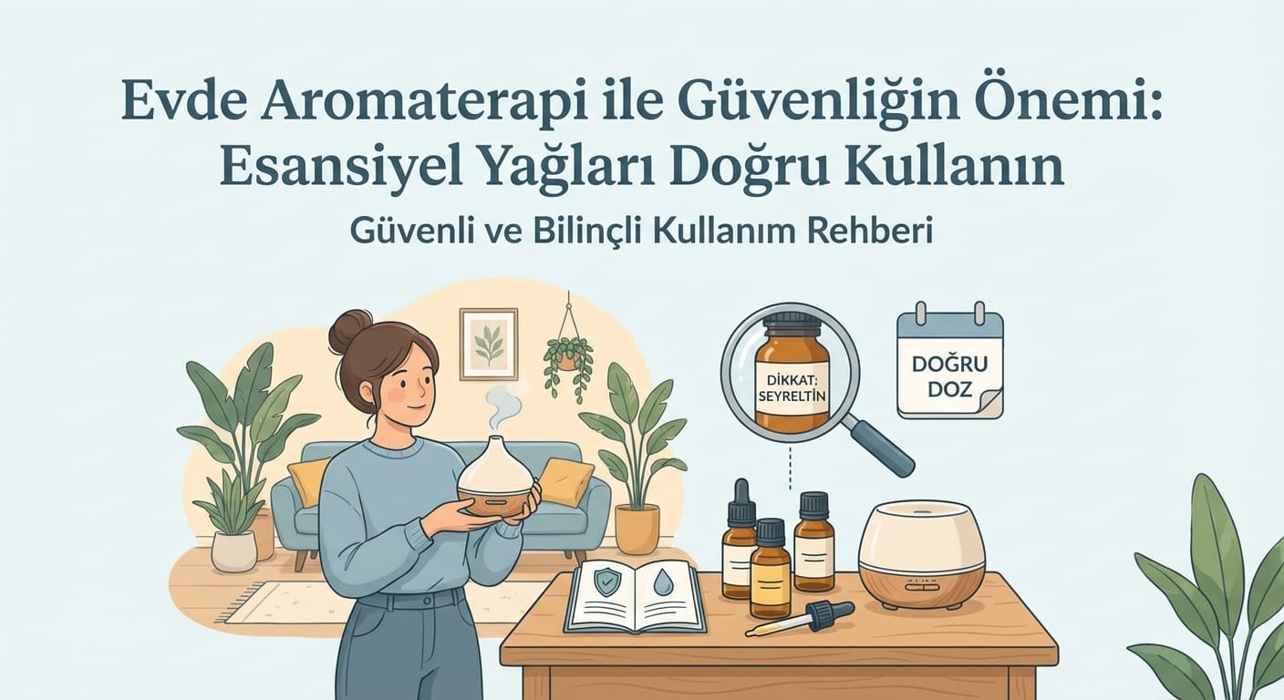Evde Aromaterapi ile Güvenliğin Önemi: Esansiyel Yağları Doğru Kullanın