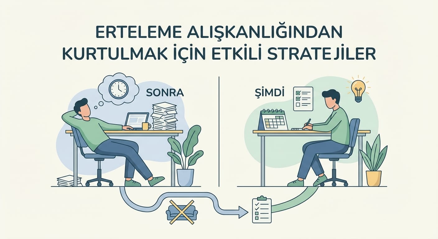 Erteleme Alışkanlığına Son: Üretkenliği Artırmak İçin Etkili Stratejiler