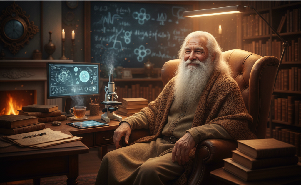 Gelenek ve bilimi harmanlayan bilge, hücresel gençleşme ve biyohackleme ile yaşlanmayı yavaşlatma sırlarını arıyor.