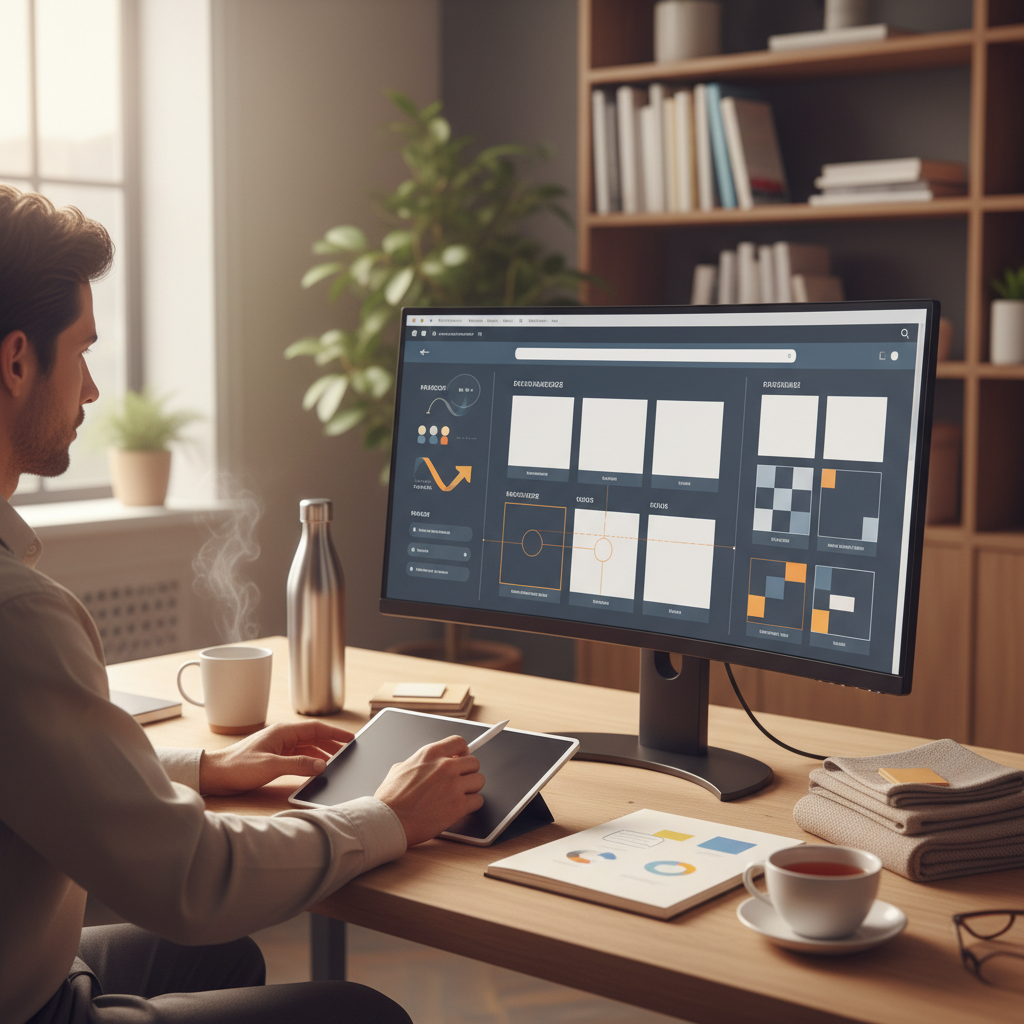 E-ticaret sitesinde ürün görselleri ve açıklamaları için titiz sayfa içi SEO çalışması. 2025 e-ticaret SEO stratejileriyle sitenizi zirveye taşıyın.