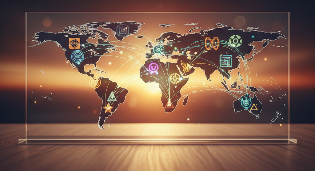 Küresel kripto regülasyonlarını simgeleyen dünya haritası. Türkiye'de 2025 kripto para vergilendirme ve yasal çerçeve güncellemeleri.