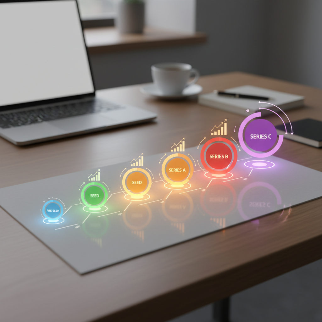 Girişim finansmanı yol haritası: Pre-seed'den Seri C'ye startup yatırım aşamaları ve büyüme göstergeleri. Melek yatırımcı rehberi.