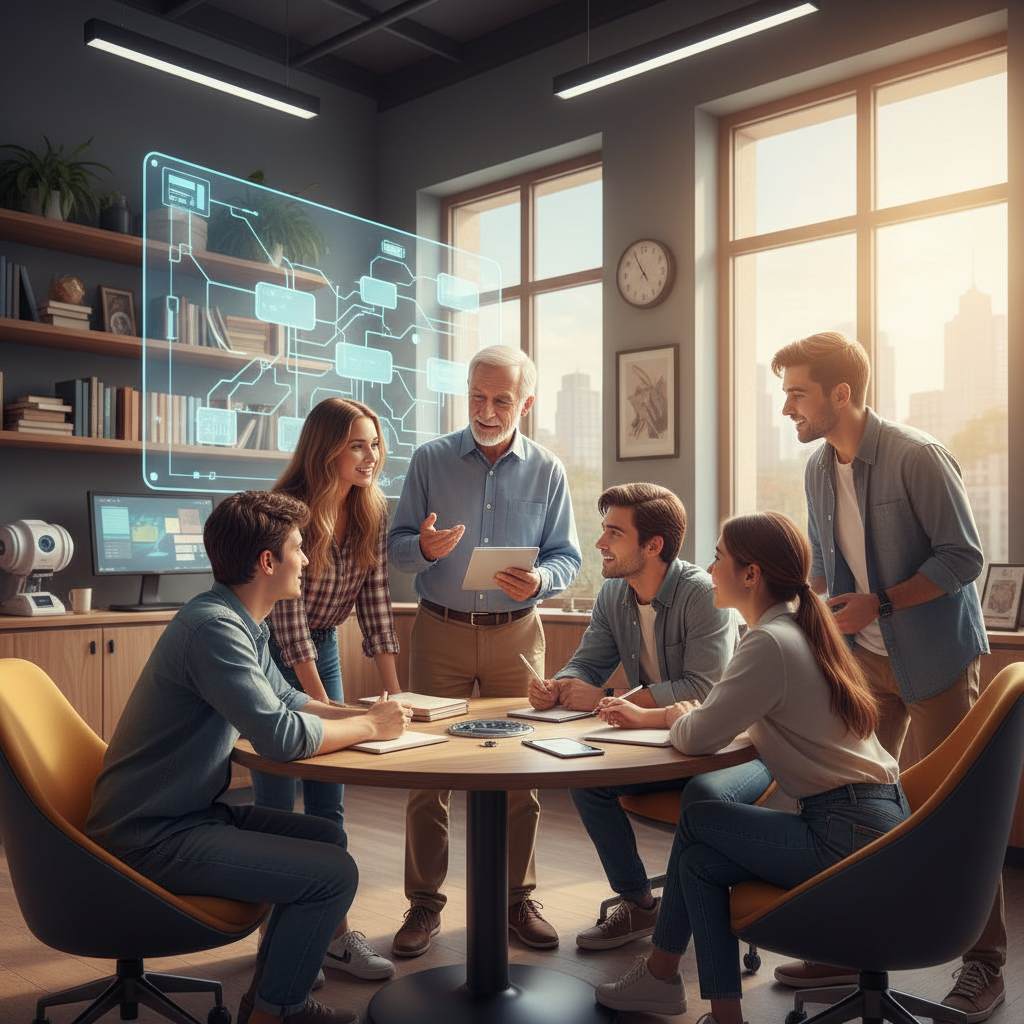 Yaşlı bilge adam, gençlere Web3, blockchain ve kripto para ile pasif gelir fırsatlarını öğretiyor. Finansal geleceğinizi inşa edin.