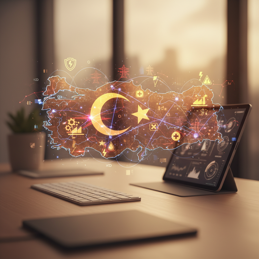 Türkiye'nin kritik altyapı ağı siber tehdit altında. 2025 siber güvenlik trendleri ve dijital korunma stratejileri.