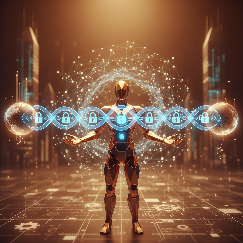 Yapay zeka destekli kişisel gelişimde güvenli veri akışı, veri gizliliği ve etik AI kullanımı. Akıllı öğrenme yolları için.