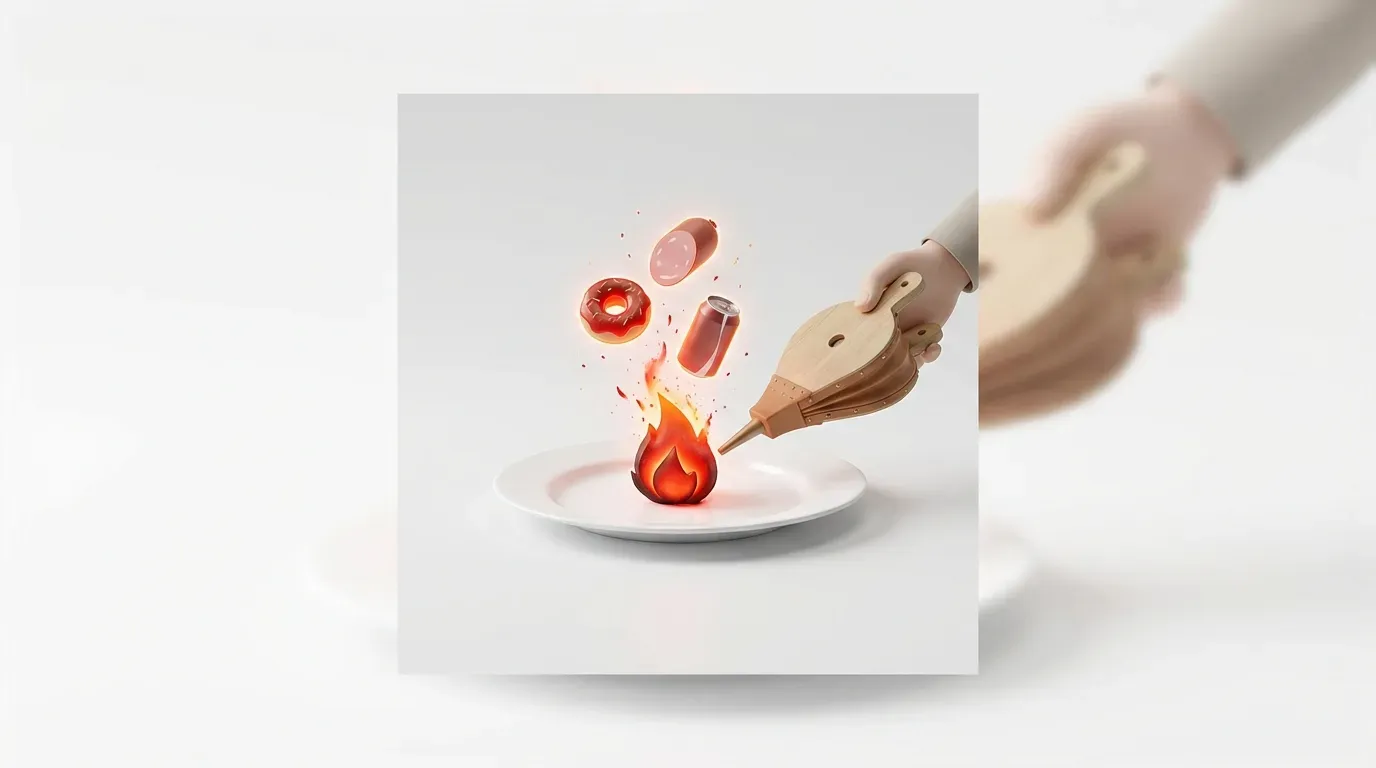 İnflamasyonu Tetikleyen Gıdalar: Yangına Körükle Gitmeyin ile ilgili görsel