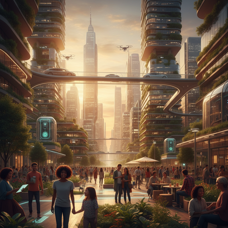 Görsel: Akıllı Şehirlerde Yaşam Rehberi: Geleceğin Kentlerinde Konfor, Sürdürülebilirlik ve Topluluk